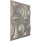 Ekena Millwork 19 5/8in. W x 19 5/8in. H York EnduraWall Decorative 3D Wall Panel Covers 2.67 Sq. Ft. WP20X20YOBAL - alternate 4
